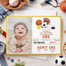 Little Rookie Sports 1e verjaardag | Fun All-Star