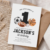 Little Rookie Sports 1e verjaardag Kaart