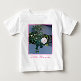 'Little Rosebud' Pink Rose Baby T-shirt