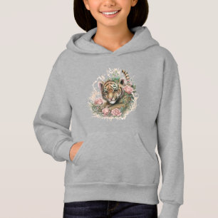 Little Rosy Tiger Girls Sweatshirt