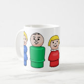 Little Round People Family Koffiemok (Voorkant links)