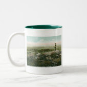 Little Round Top, Gettysburg Battlefield  Tweekleurige Koffiemok (Links)