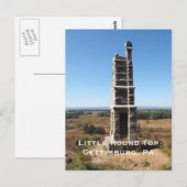 Little Round Top in Gettysburg PA Briefkaart (Voorkant / Achterkant)