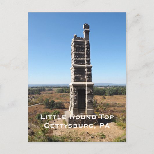 Little Round Top in Gettysburg PA Briefkaart (Voorkant)