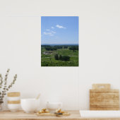 Little Round Top Panorama 2 Poster (Keuken)