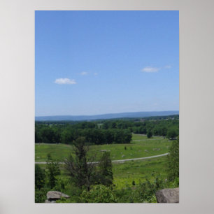 Little Round Top Panorama 4 Poster