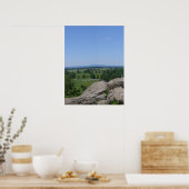 Little Round Top Panorama 5 Poster (Keuken)
