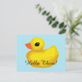 "Little Rubber Ducky" Briefkaart (Staand voorkant)