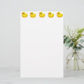 "Little Rubber Ducky" Briefpapier (Staand voorkant)