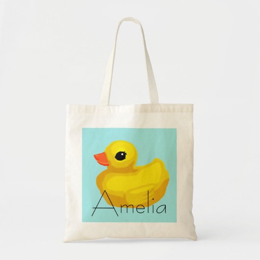 "Little Rubber Ducky" Tote Bag (Voorkant)