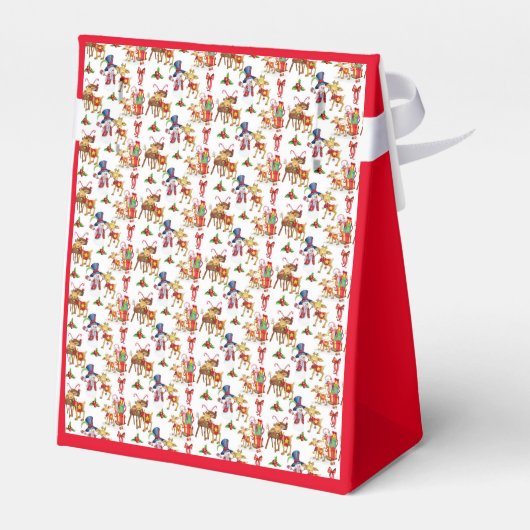 Little Rudolph The Reindeer Favor Box Bedankdoosjes (Achterkant)