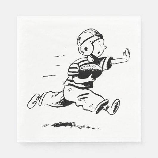 Little Runback Paper Napkins Servet (Voorkant)