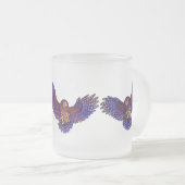 Little Ruru Morepork Owl Trio Matglas Koffiemok (Voorkant rechts)