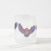 Little Ruru Morepork Owl Trio Matglas Koffiemok (Center)