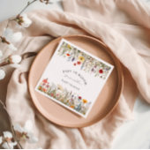 Little Rustic Wildflower Baby shower Servet