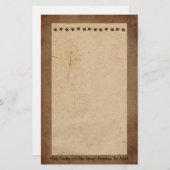 Little Rusty Stars Stationery Briefpapier (Voorkant / Achterkant)
