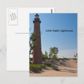 Little Sable Lighthouse Briefkaart (Voorkant / Achterkant)