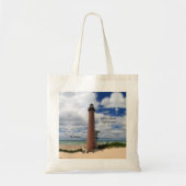Little Sable Lighthouse canvas tas (Voorkant)