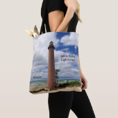 Little Sable Lighthouse over canvas tas (Dichtbij)