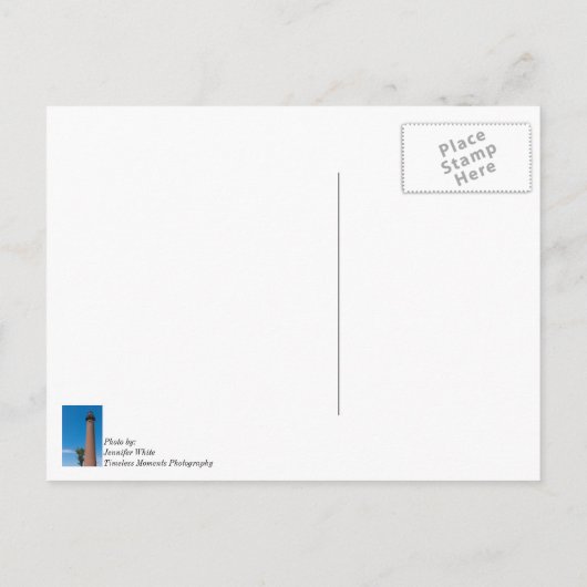 Little Sable Point Light Bedankkaartje Briefkaart (Achterkant)