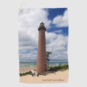 Little Sable Point Lighthouder golfhanddoek