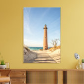 Little Sable Point Lighthouse Canvas Afdruk (Insitu (Woonkamer))