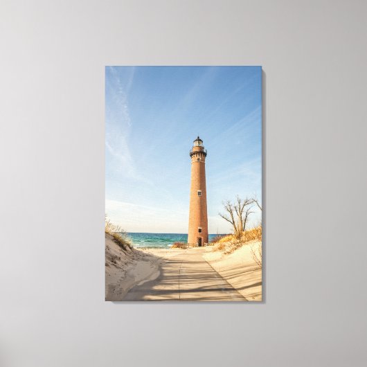 Little Sable Point Lighthouse Canvas Afdruk (Voorkant)