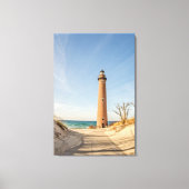 Little Sable Point Lighthouse Canvas Afdruk (Voorkant)