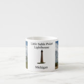 Little Sable Point Lighthouse espressokop Espresso Kop (Voorkant)