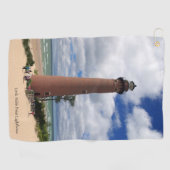Little Sable Point Lighthouse golfhanddoek (Horizontaal)