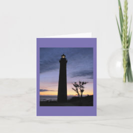 Little Sable Point Lighthouse Lege Vouwkaart Bedankkaart