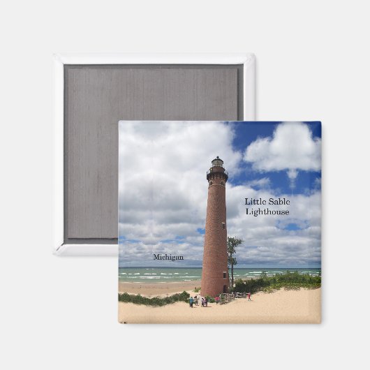 Little Sable Point Lighthouse magnet (Voorkant / Achterkant)