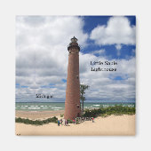 Little Sable Point Lighthouse magnet (Voorkant)