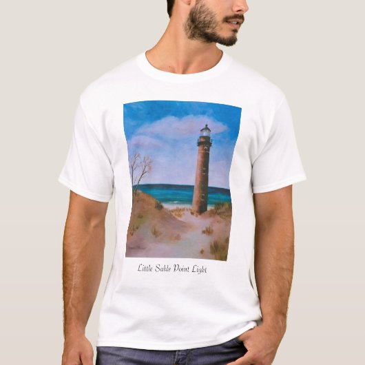 Little Sable Point Lighthouse T-shirt (Voorkant)