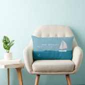Little Sailor Birth Announcement Pillow Kussen (Stoel)