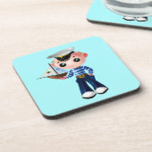Little Sailor Boy Blue Onderzetter (Linkerzijde)