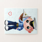 Little Sailor Jigzaag Puzzle Legpuzzel (Horizontaal)