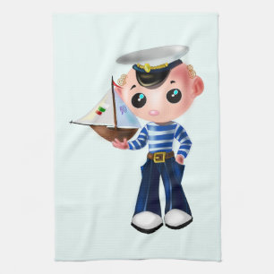 Little Sailor keukenhanddoek