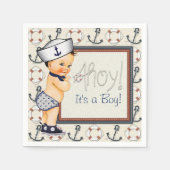 Little Sailor Nautical Baby shower Servetten (Voorkant)