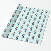 Little Sailor Wrapping Paper Cadeaupapier (Uitgerold)