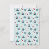 Little Sailships Invitation Kaart (Achterkant)