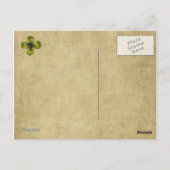 Little Saint Patty's Day Girl - Briefkaart (Achterkant)