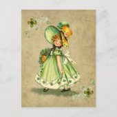 Little Saint Patty's Day Girl - Briefkaart (Voorkant)