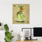 Little Saint Patty's Day Girl- Print (Thuiskantoor)