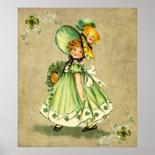 Little Saint Patty's Day Girl- Print (Voorkant)