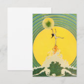 "Little Sangen when Bubbles Burst" door D S Walker Bedankkaart (Voorkant / Achterkant)