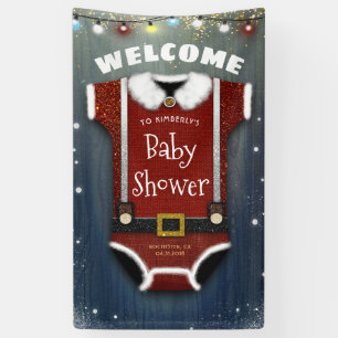 Little Santa Baby Bodysuit Winterdouche Welkom Spandoek