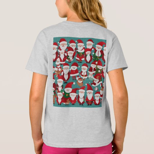 Little Santa's T-shirt (Achterkant)