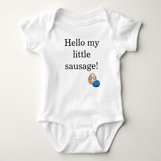 Little Sausage Bodysuit (Voorkant)