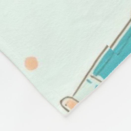 Little Scientist at Work” Cute Kids Science Fleece Deken (Hoek)